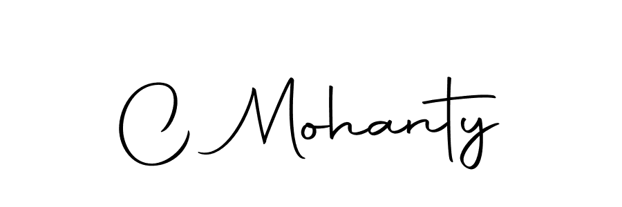 Make a beautiful signature design for name C Mohanty. With this signature (Autography-DOLnW) style, you can create a handwritten signature for free. C Mohanty signature style 10 images and pictures png