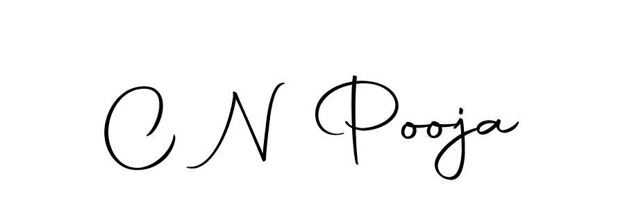 Create a beautiful signature design for name C N Pooja. With this signature (Autography-DOLnW) fonts, you can make a handwritten signature for free. C N Pooja signature style 10 images and pictures png