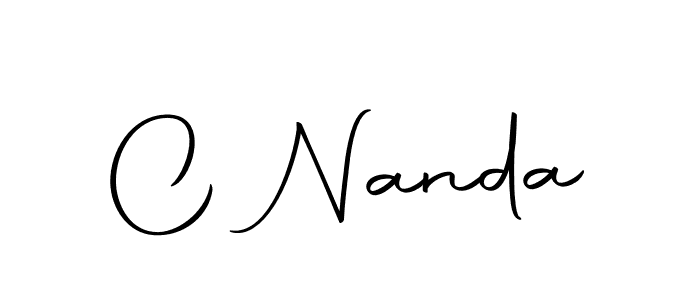 Here are the top 10 professional signature styles for the name C Nanda. These are the best autograph styles you can use for your name. C Nanda signature style 10 images and pictures png