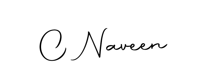 Create a beautiful signature design for name C Naveen. With this signature (Autography-DOLnW) fonts, you can make a handwritten signature for free. C Naveen signature style 10 images and pictures png