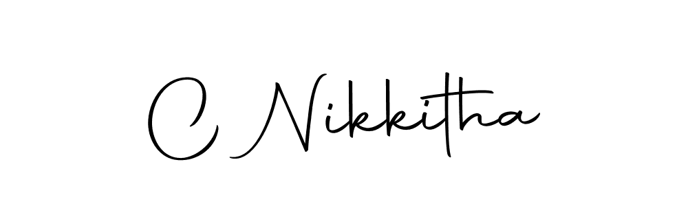 Similarly Autography-DOLnW is the best handwritten signature design. Signature creator online .You can use it as an online autograph creator for name C Nikkitha. C Nikkitha signature style 10 images and pictures png