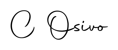 A classic penmanship look for C Osivo. The Autography-DOLnW font brings timeless elegance and confidence to every signed document. C Osivo signature style 10 images and pictures png