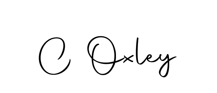 Make a beautiful signature design for name C Oxley. With this signature (Autography-DOLnW) style, you can create a handwritten signature for free. C Oxley signature style 10 images and pictures png