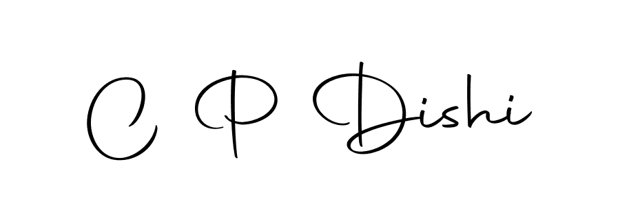 Create a beautiful signature design for name C P Dishi. With this signature (Autography-DOLnW) fonts, you can make a handwritten signature for free. C P Dishi signature style 10 images and pictures png