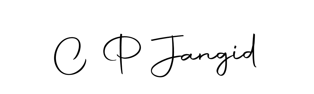 You should practise on your own different ways (Autography-DOLnW) to write your name (C P Jangid) in signature. don't let someone else do it for you. C P Jangid signature style 10 images and pictures png