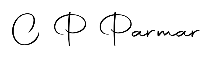 You should practise on your own different ways (Autography-DOLnW) to write your name (C P Parmar) in signature. Don't let someone else do it for you. C P Parmar signature style 10 images and pictures png