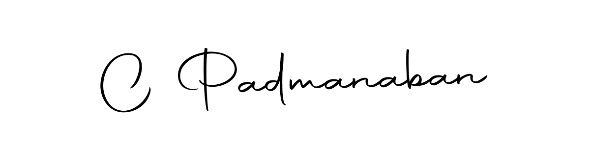 You should practise on your own different ways (Autography-DOLnW) to write your name (C Padmanaban) in signature. don't let someone else do it for you. C Padmanaban signature style 10 images and pictures png