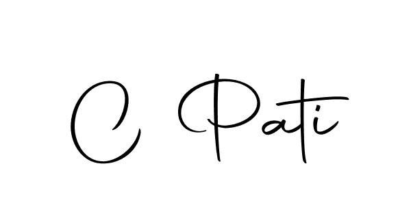 Design your own signature with our free online signature maker. With this signature software, you can create a handwritten (Autography-DOLnW) signature for name C Pati. C Pati signature style 10 images and pictures png