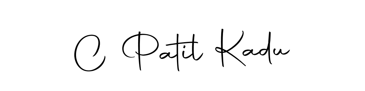 Make a beautiful signature design for name C Patil Kadu. Use this online signature maker to create a handwritten signature for free. C Patil Kadu signature style 10 images and pictures png