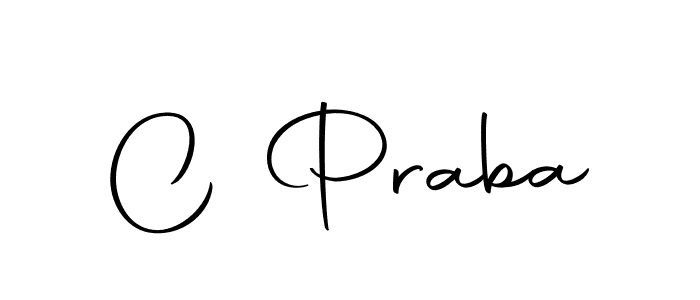 Use a signature maker to create a handwritten signature online. With this signature software, you can design (Autography-DOLnW) your own signature for name C Praba. C Praba signature style 10 images and pictures png