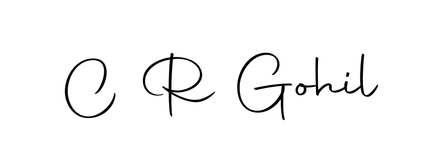 C R Gohil stylish signature style. Best Handwritten Sign (Autography-DOLnW) for my name. Handwritten Signature Collection Ideas for my name C R Gohil. C R Gohil signature style 10 images and pictures png