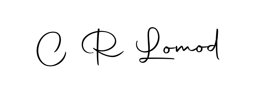 Make a beautiful signature design for name C R Lomod. With this signature (Autography-DOLnW) style, you can create a handwritten signature for free. C R Lomod signature style 10 images and pictures png