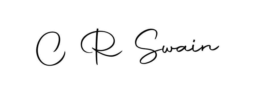Make a beautiful signature design for name C R Swain. Use this online signature maker to create a handwritten signature for free. C R Swain signature style 10 images and pictures png