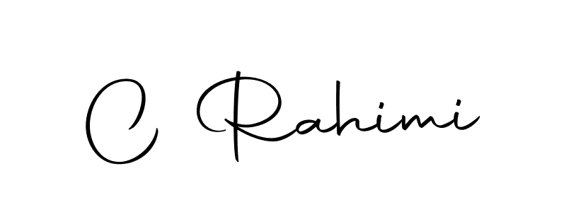 You can use this online signature creator to create a handwritten signature for the name C Rahimi. This is the best online autograph maker. C Rahimi signature style 10 images and pictures png