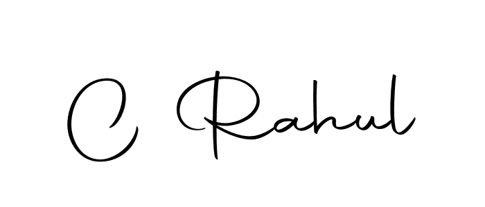 The best way (Autography-DOLnW) to make a short signature is to pick only two or three words in your name. The name C Rahul include a total of six letters. For converting this name. C Rahul signature style 10 images and pictures png