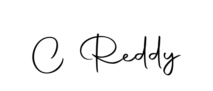 How to make C Reddy name signature. Use Autography-DOLnW style for creating short signs online. This is the latest handwritten sign. C Reddy signature style 10 images and pictures png