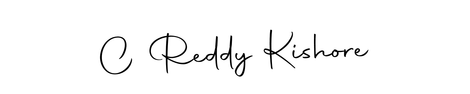 How to make C Reddy Kishore signature? Autography-DOLnW is a professional autograph style. Create handwritten signature for C Reddy Kishore name. C Reddy Kishore signature style 10 images and pictures png