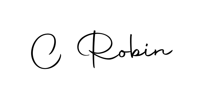 Use a signature maker to create a handwritten signature online. With this signature software, you can design (Autography-DOLnW) your own signature for name C Robin. C Robin signature style 10 images and pictures png