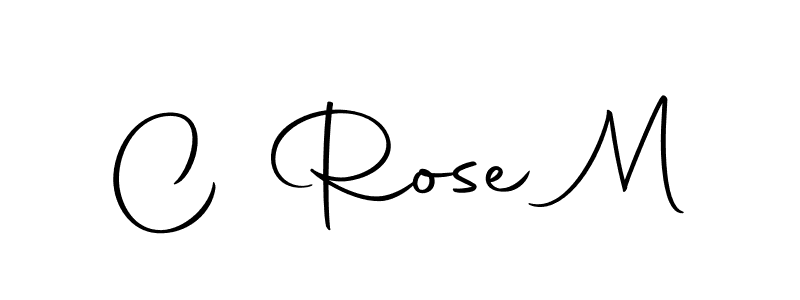 Similarly Autography-DOLnW is the best handwritten signature design. Signature creator online .You can use it as an online autograph creator for name C Rose M. C Rose M signature style 10 images and pictures png