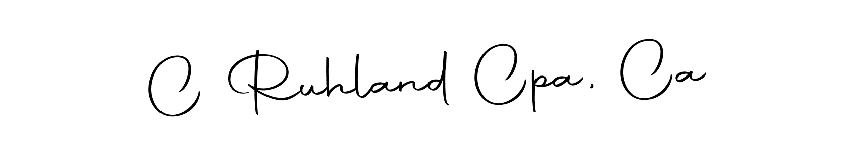 It looks lik you need a new signature style for name C Ruhland Cpa, Ca. Design unique handwritten (Autography-DOLnW) signature with our free signature maker in just a few clicks. C Ruhland Cpa, Ca signature style 10 images and pictures png