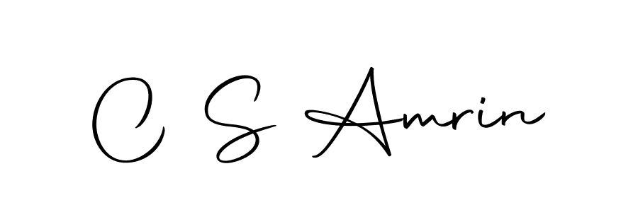 Make a beautiful signature design for name C S Amrin. With this signature (Autography-DOLnW) style, you can create a handwritten signature for free. C S Amrin signature style 10 images and pictures png