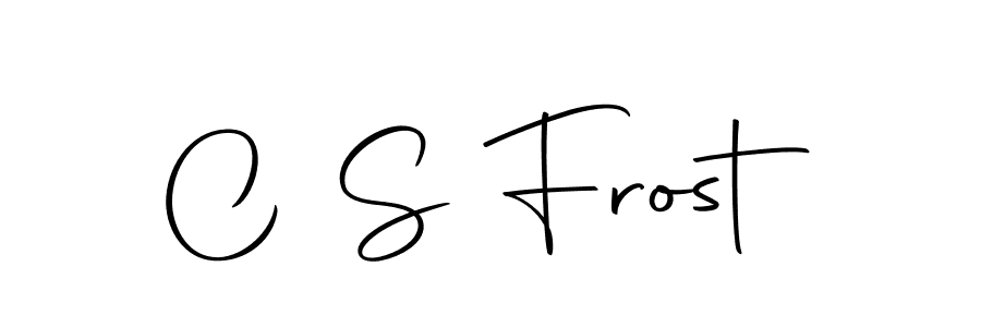 Create a beautiful signature design for name C S Frost. With this signature (Autography-DOLnW) fonts, you can make a handwritten signature for free. C S Frost signature style 10 images and pictures png