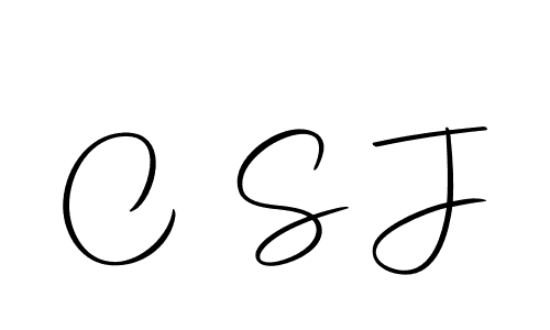 How to make C S J signature? Autography-DOLnW is a professional autograph style. Create handwritten signature for C S J name. C S J signature style 10 images and pictures png