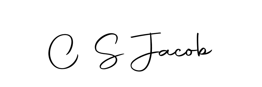 C S Jacob stylish signature style. Best Handwritten Sign (Autography-DOLnW) for my name. Handwritten Signature Collection Ideas for my name C S Jacob. C S Jacob signature style 10 images and pictures png