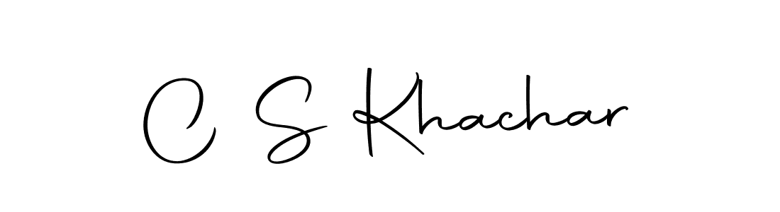 How to Draw C S Khachar signature style? Autography-DOLnW is a latest design signature styles for name C S Khachar. C S Khachar signature style 10 images and pictures png