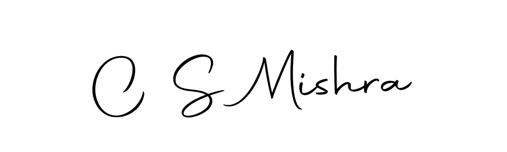 Create a beautiful signature design for name C S Mishra. With this signature (Autography-DOLnW) fonts, you can make a handwritten signature for free. C S Mishra signature style 10 images and pictures png