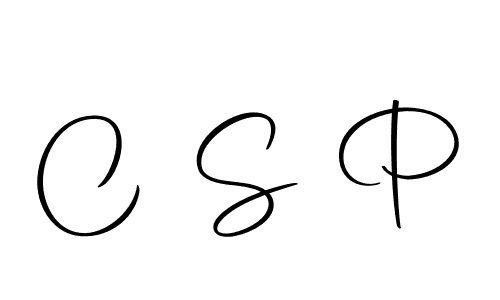 Design your own signature with our free online signature maker. With this signature software, you can create a handwritten (Autography-DOLnW) signature for name C S P. C S P signature style 10 images and pictures png