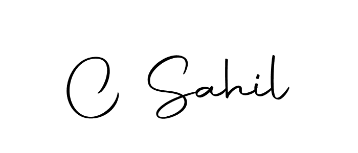 It looks lik you need a new signature style for name C Sahil. Design unique handwritten (Autography-DOLnW) signature with our free signature maker in just a few clicks. C Sahil signature style 10 images and pictures png