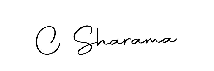 Make a beautiful signature design for name C Sharama. With this signature (Autography-DOLnW) style, you can create a handwritten signature for free. C Sharama signature style 10 images and pictures png