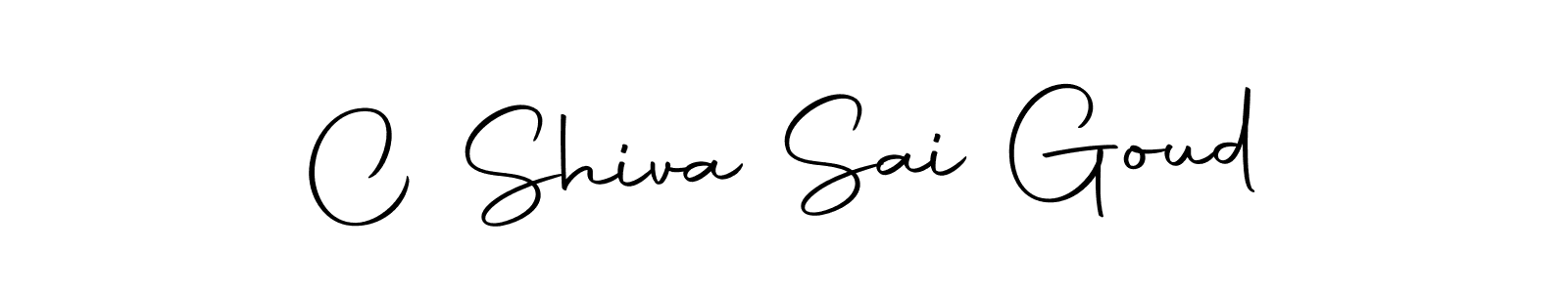 Also we have C Shiva Sai Goud name is the best signature style. Create professional handwritten signature collection using Autography-DOLnW autograph style. C Shiva Sai Goud signature style 10 images and pictures png