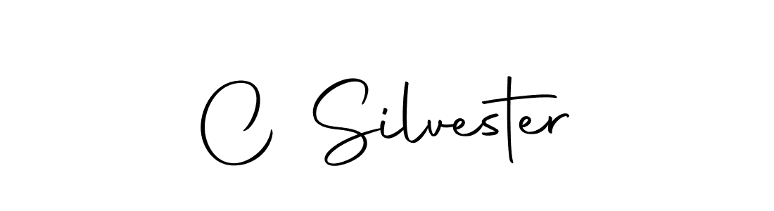 How to make C Silvester signature? Autography-DOLnW is a professional autograph style. Create handwritten signature for C Silvester name. C Silvester signature style 10 images and pictures png