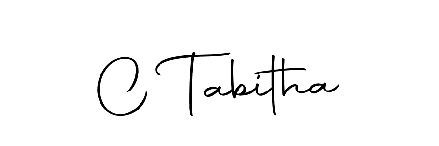 Autography-DOLnW is a professional signature style that is perfect for those who want to add a touch of class to their signature. It is also a great choice for those who want to make their signature more unique. Get C Tabitha name to fancy signature for free. C Tabitha signature style 10 images and pictures png