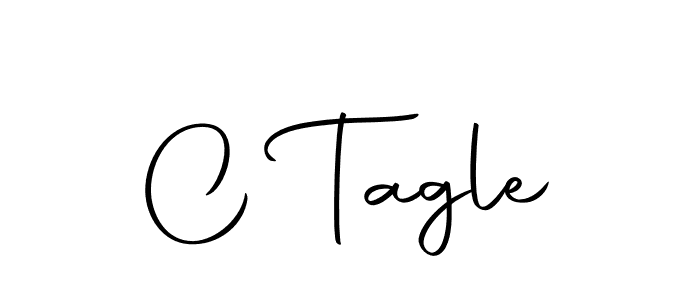 Create a beautiful signature design for name C Tagle. With this signature (Autography-DOLnW) fonts, you can make a handwritten signature for free. C Tagle signature style 10 images and pictures png