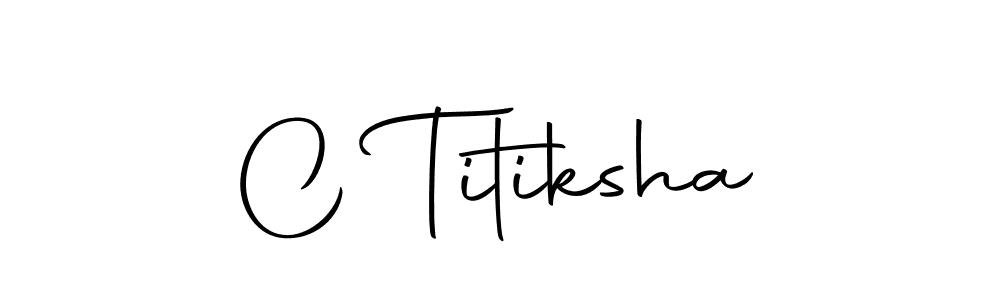 if you are searching for the best signature style for your name C Titiksha. so please give up your signature search. here we have designed multiple signature styles  using Autography-DOLnW. C Titiksha signature style 10 images and pictures png