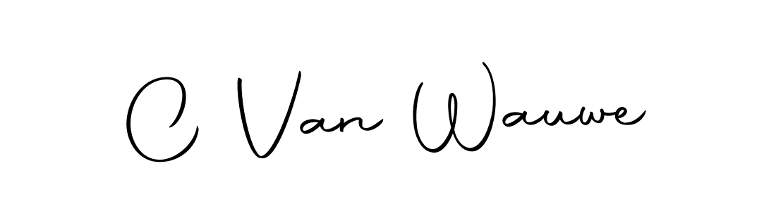 Also we have C Van Wauwe name is the best signature style. Create professional handwritten signature collection using Autography-DOLnW autograph style. C Van Wauwe signature style 10 images and pictures png