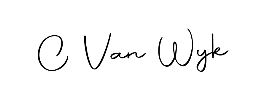 You should practise on your own different ways (Autography-DOLnW) to write your name (C Van Wyk) in signature. don't let someone else do it for you. C Van Wyk signature style 10 images and pictures png
