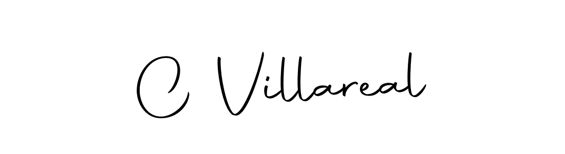 You should practise on your own different ways (Autography-DOLnW) to write your name (C Villareal) in signature. don't let someone else do it for you. C Villareal signature style 10 images and pictures png