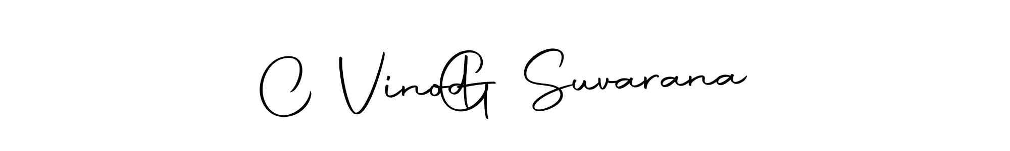 C Vinod   G Suvarana stylish signature style. Best Handwritten Sign (Autography-DOLnW) for my name. Handwritten Signature Collection Ideas for my name C Vinod   G Suvarana. C Vinod   G Suvarana signature style 10 images and pictures png