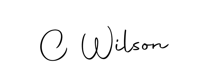 You should practise on your own different ways (Autography-DOLnW) to write your name (C Wilson) in signature. don't let someone else do it for you. C Wilson signature style 10 images and pictures png