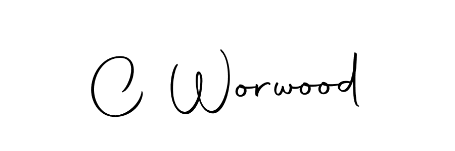 Use a signature maker to create a handwritten signature online. With this signature software, you can design (Autography-DOLnW) your own signature for name C Worwood. C Worwood signature style 10 images and pictures png
