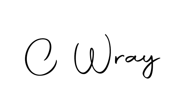 How to make C Wray signature? Autography-DOLnW is a professional autograph style. Create handwritten signature for C Wray name. C Wray signature style 10 images and pictures png