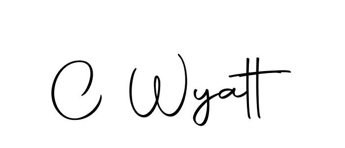 How to Draw C Wyatt signature style? Autography-DOLnW is a latest design signature styles for name C Wyatt. C Wyatt signature style 10 images and pictures png