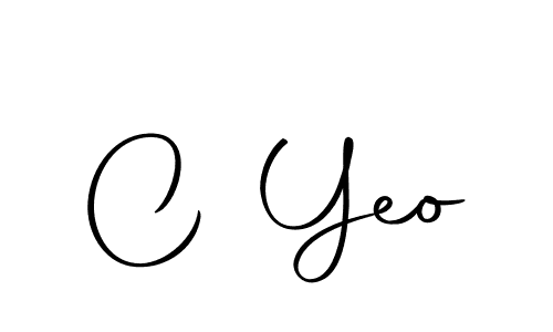 You should practise on your own different ways (Autography-DOLnW) to write your name (C Yeo) in signature. don't let someone else do it for you. C Yeo signature style 10 images and pictures png