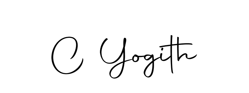 How to make C Yogith signature? Autography-DOLnW is a professional autograph style. Create handwritten signature for C Yogith name. C Yogith signature style 10 images and pictures png