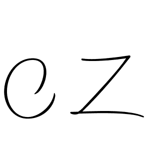 Create a beautiful signature design for name C Z. With this signature (Autography-DOLnW) fonts, you can make a handwritten signature for free. C Z signature style 10 images and pictures png