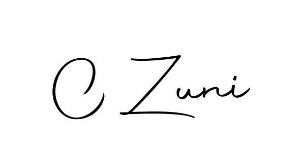 How to make C Zuni signature? Autography-DOLnW is a professional autograph style. Create handwritten signature for C Zuni name. C Zuni signature style 10 images and pictures png